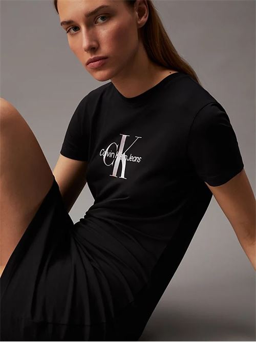 diffused monologo dress CALVIN KLEIN JEANS | J20J223056BEH